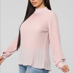 “Meet Your March” Blush Top from Fashion Nova